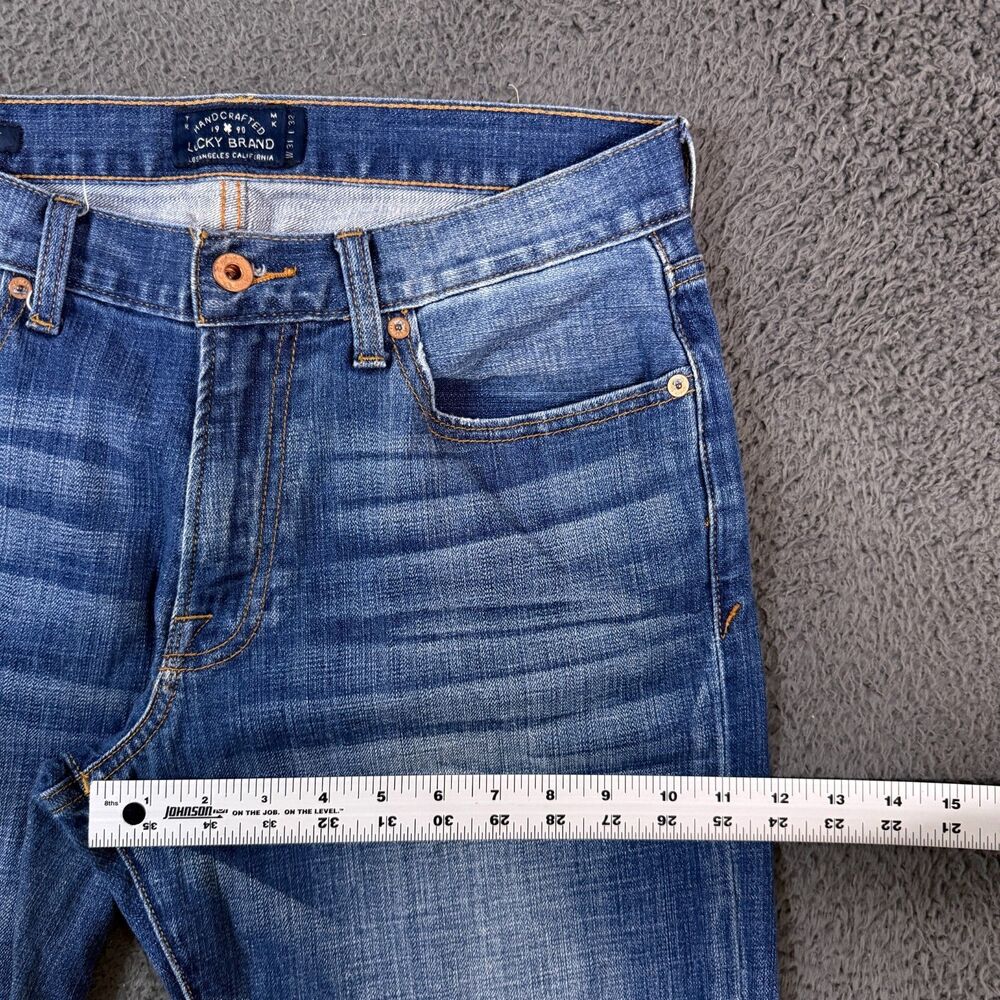 Lucky Brand Jeans Mens 31x32 Blue 363 Vintage Straight Fit Dark Wash Denim Pants - Picture 6 of 15